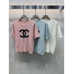 2025年6月10日入荷春夏新作chanelニット半袖ファッション/誕生日プレゼント/贈り物 can工場