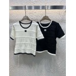 2025年6月10日入荷春夏新作chanelニット半袖ファッション/誕生日プレゼント/贈り物 can工場