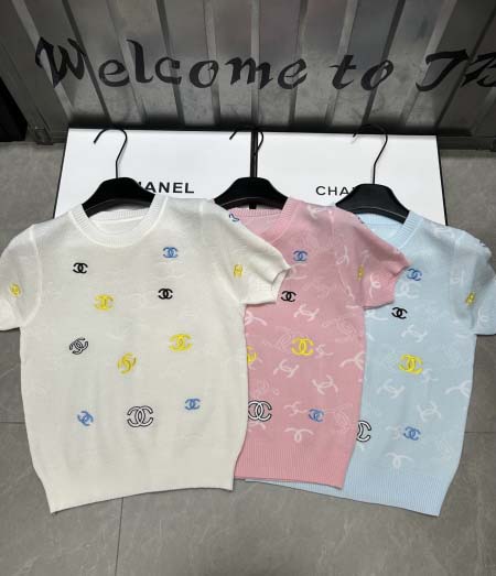 2025年6月12日入荷春夏新作Chanelニットファッショ...