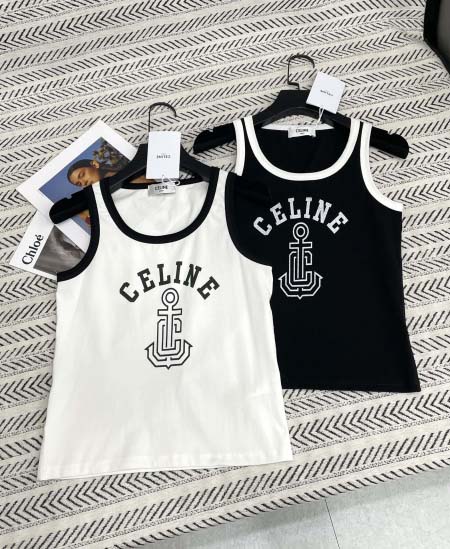 2025年6月12日入荷春夏新作Celineタンクトップファ...