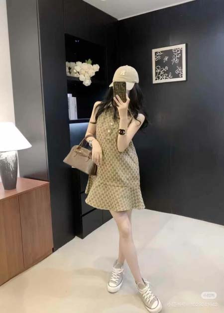 2025年6月12日入荷春夏新作GUCCIワンピースファッシ...