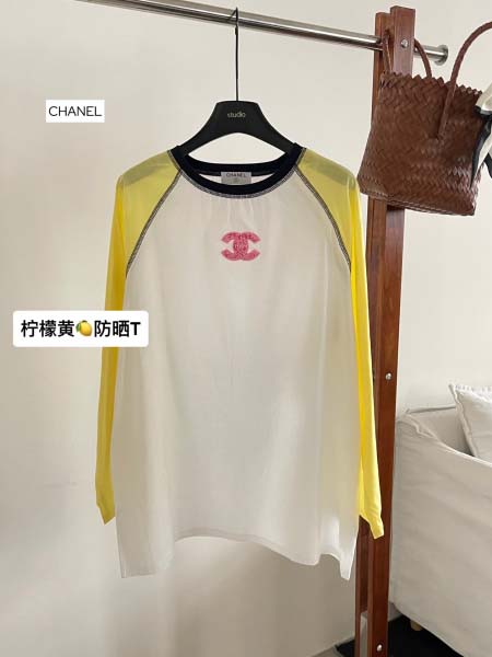 2025年6月12日入荷春夏新作CHANEL長袖tシャツファ...