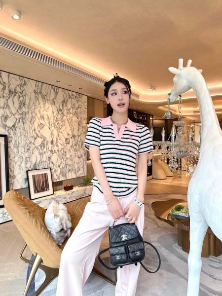2025年6月12日入荷春夏新作CHANEL半袖 Tファッシ...