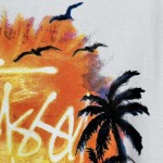 2025年6月12日入荷新作STUSSY SS24 SUNSET TEE T  S-XL 誕生日プレゼント/男女兼用/高品質/正規品と同じ人気/16工場
