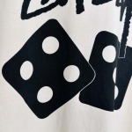 2025年6月13日入荷新作STUSSY SS25 DICE TEE PIGMENT DYED T  S-XL    誕生日プレゼント/男女兼用/高品質/正規品と同じ人気/16工場