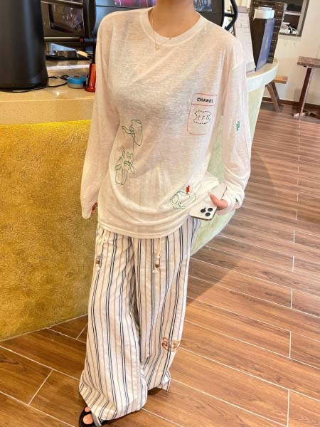 2025年6月16日入荷春夏新作Chanel長袖tシャツファ...