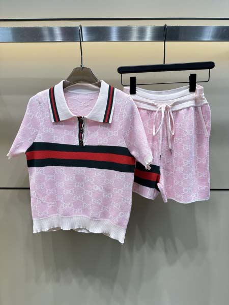 2025年6月16日入荷春夏新作gucciニットセット上下フ...
