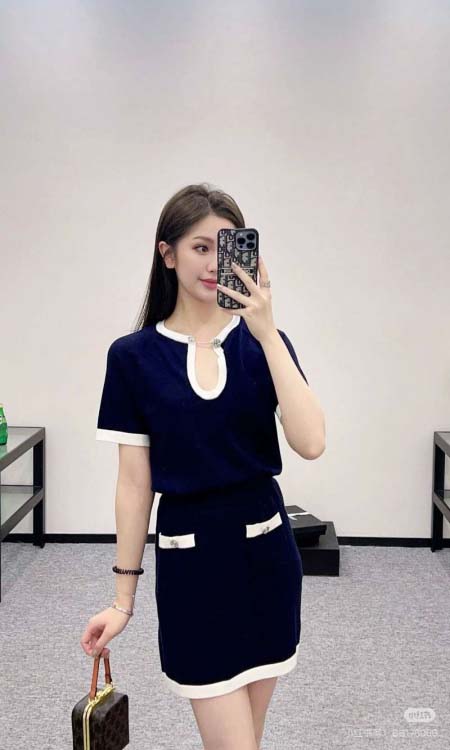 2025年6月16日入荷春夏新作chanelニットセット上下...