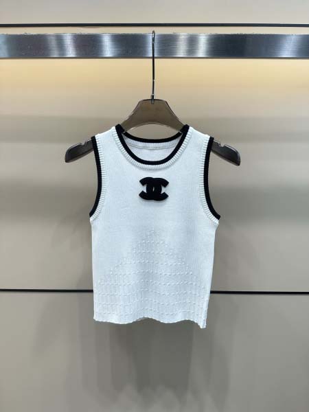 2025年6月16日入荷春夏新作chanelニット タンクト...