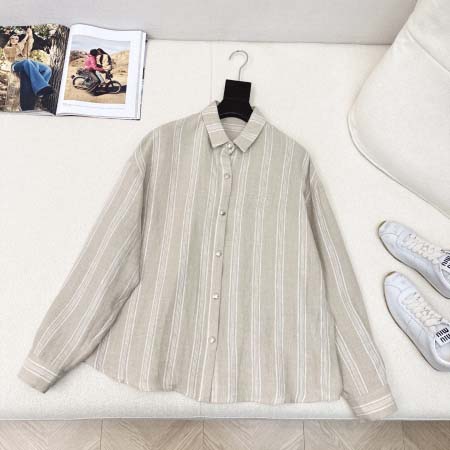 2025年6月16日入荷春夏新作Loewe長袖 シャツファッ...