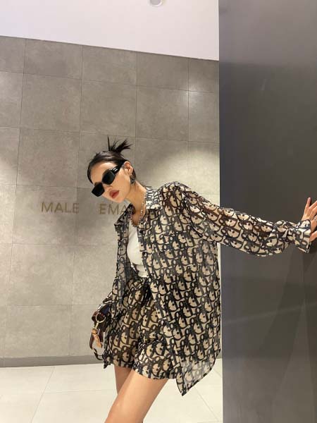 2025年6月16日入荷春夏新作Dior 夏 セット上下ファ...