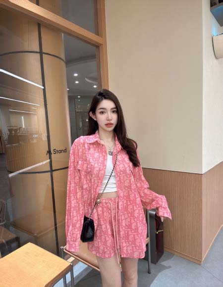 2025年6月16日入荷春夏新作Dior 夏 セット上下ファ...