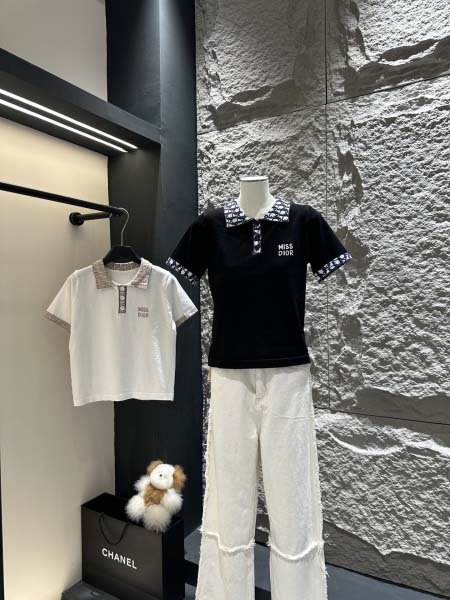 2025年6月16日入荷春夏新作DIORニット半袖ファッショ...