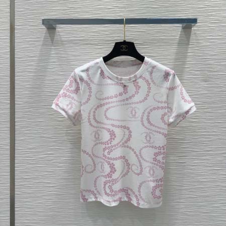 2025年6月18日入荷春夏新作CHANEL半袖 Tシャツフ...