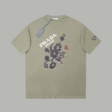 2025年6月24日入荷新作Prada半袖 tシャツ★誕生日...