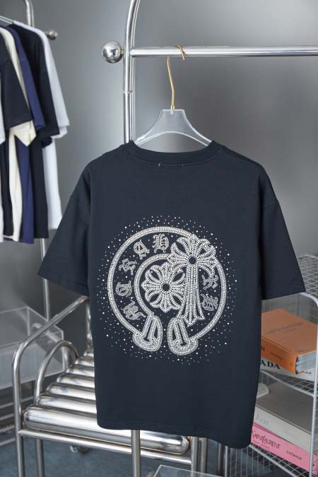 2025年8月4日入荷新作Chrome hearts半袖 tシャツ人気商品/DW工場
