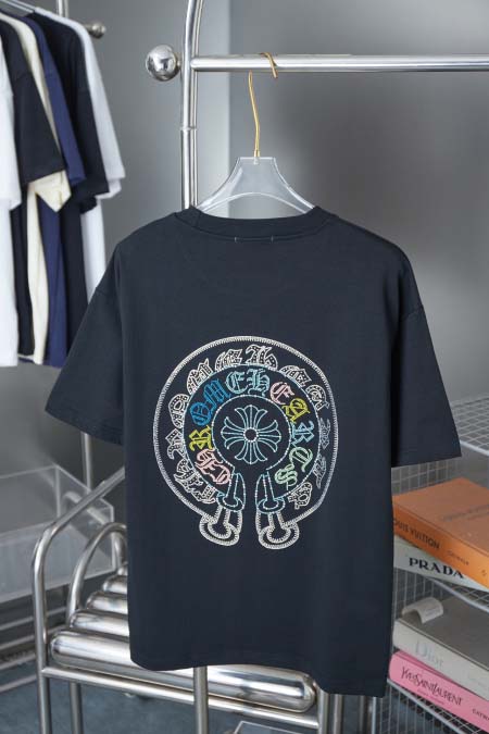 2025年8月4日入荷新作Chrome hearts半袖 tシャツ人気商品/DW工場