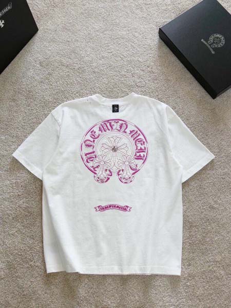 2025年8月4日入荷新作Chrome hearts半袖 tシャツ人気商品/DW工場