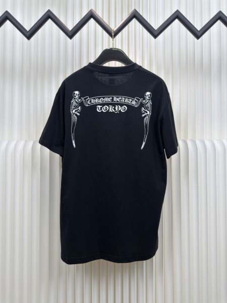 2025年8月6日入荷新作Chrome Hearts半袖 tシャツ原版復刻人気で【极品】/正規品と同じサイズ/DW工場S-L