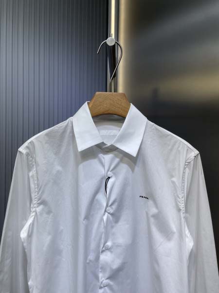 2025年8月6日入荷新作Pradaシャツ原版復刻人気で【极品】/正規品と同じサイズ/DW工場S-XL
