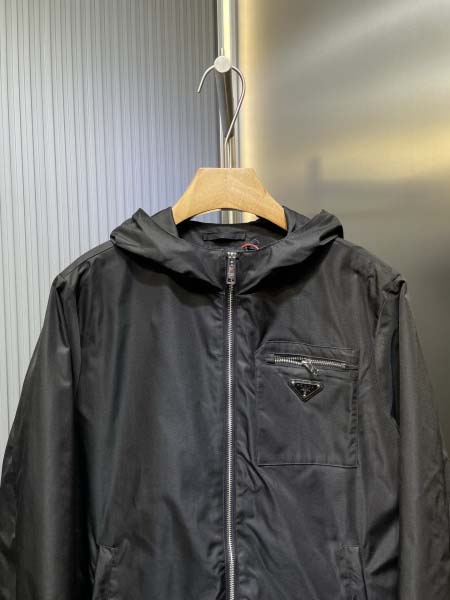 2025年8月6日入荷新作Pradaジャケット原版復刻人気で【极品】/正規品と同じサイズ/DW工場S-XL