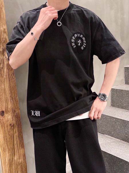 2025年8月19日入荷新作Chrome hearts 半袖 tシャツ人気商品/DW工場