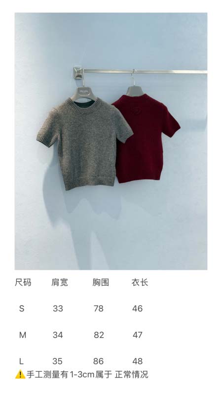 2025年9月29日入荷秋冬新作Prada ニット/セーターレディース服高級N品人気/KL工場
