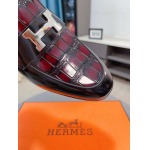 2025年9月23日入荷新品Hermesカジュアルシューズ/スニーカー｜メンズ靴人気本革製ギフト/誕生日/TL工場