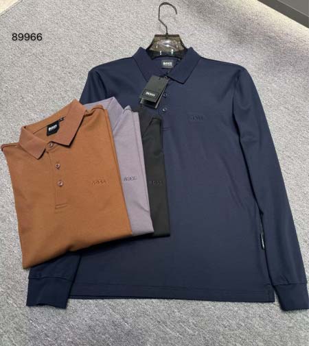 2025年9月23日入荷新作BOSS 長袖ポロ 秋物 冬物高...