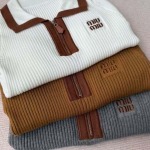 2025年9月27日入荷秋冬新作 miumiuニットの上着ファッション/誕生日プレゼント/贈り物 can工場