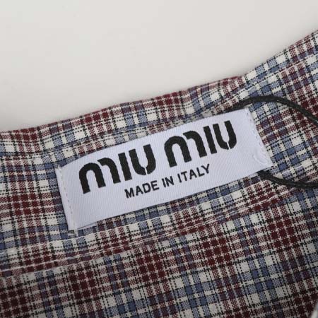 2025年10月12日秋冬入荷新作 MIU MIU長袖シャツ高品質 人気商品/HL工場