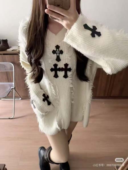 2025年10月14日入荷秋冬新作Chrome hearts ニット/セーターファッション/誕生日プレゼント/贈り物 can工場