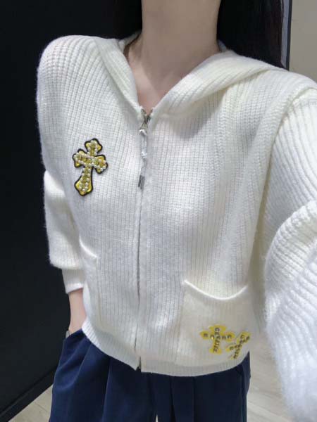 2025年10月14日入荷秋冬新作Chrome hearts ニット/セーターファッション/誕生日プレゼント/贈り物 can工場