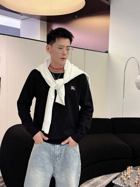 2025年10月15日入荷新作Burberryウール混紡 ニット/セーター  秋冬高品質超厳選★入手困難/LD工場