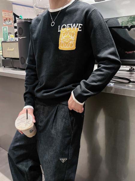 2025年10月15日入荷新作loeweウール混紡 ニット/セーター  秋冬高品質超厳選★入手困難/LD工場