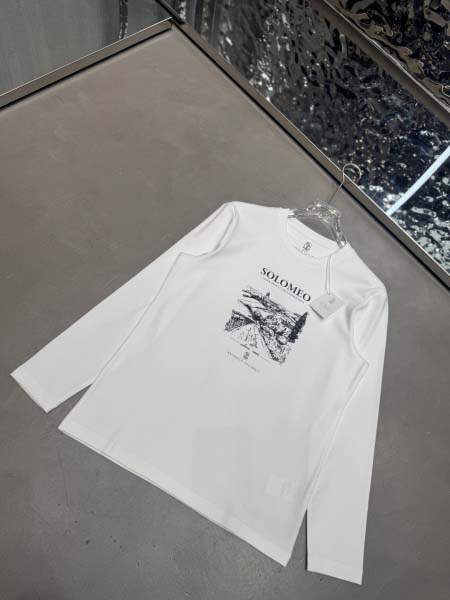 2025年10月26日入荷秋冬新作Brunello Cucinelli長袖 Tシャツ高級品/MP工場