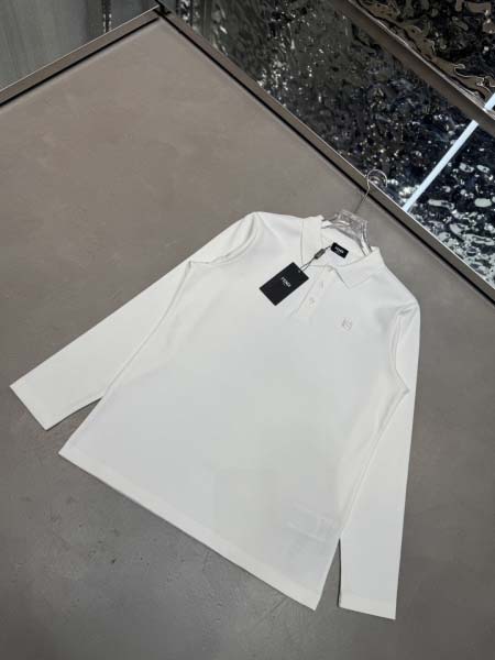 2025年10月26日入荷秋冬新作FENDI長袖 POLO Tシャツ高級品/MP工場