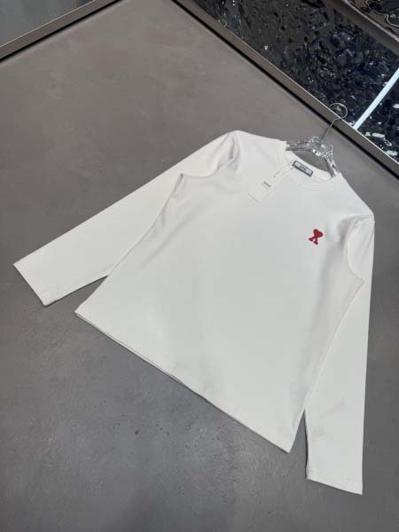 2025年10月26日入荷秋冬新作Ami長袖 Tシャツ高級品/MP工場