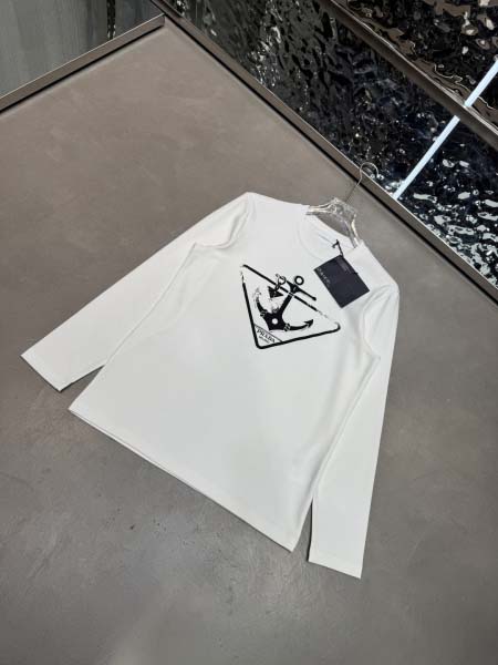 2025年10月26日入荷秋冬新作Prada長袖 Tシャツ高級品/MP工場