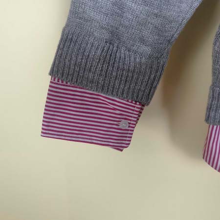 2025年10月28日秋冬新作Balenciaga偽2枚のニットシャツ高品質人気商品/LDF工場