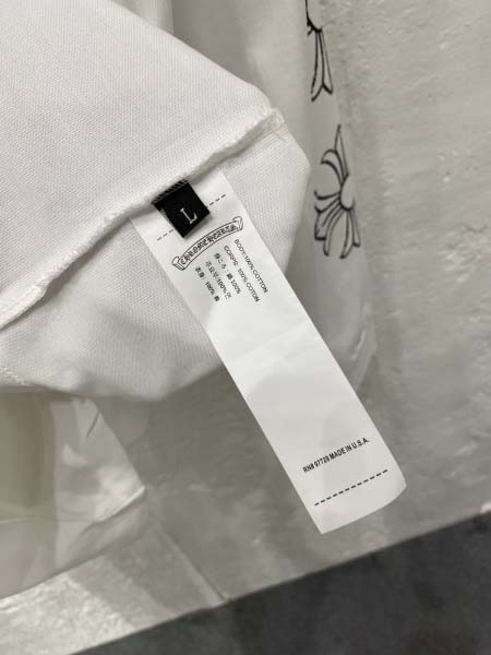 2025年10月30日秋冬新作Chrome heartstシャツ高品質人気商品/LDF工場