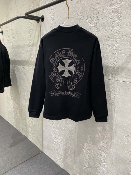 2025年10月30日秋冬新作Chrome heartstシャツ高品質人気商品/LDF工場