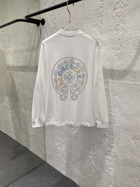 2025年10月30日秋冬新作Chrome heartstシャツ高品質人気商品/LDF工場