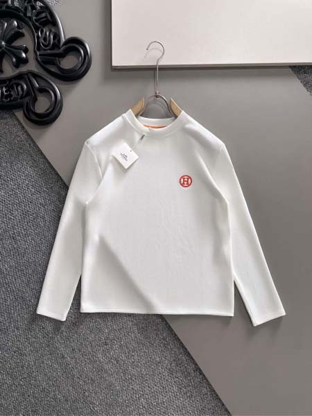 2025年10月14日入荷新作Hermes長袖Tシャツ 高品...