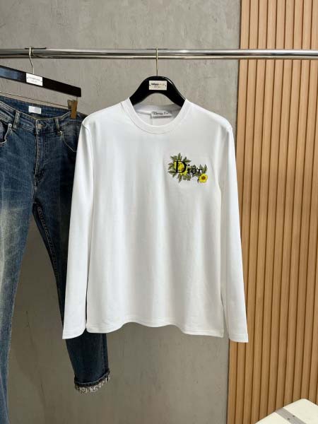 2025年10月14日入荷新作Dior長袖Tシャツ 高品質超...