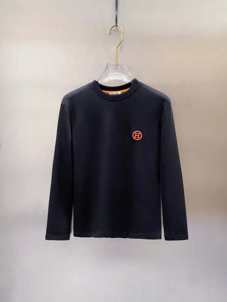 2025年10月14日入荷新作Hermes長袖Tシャツ 高品...