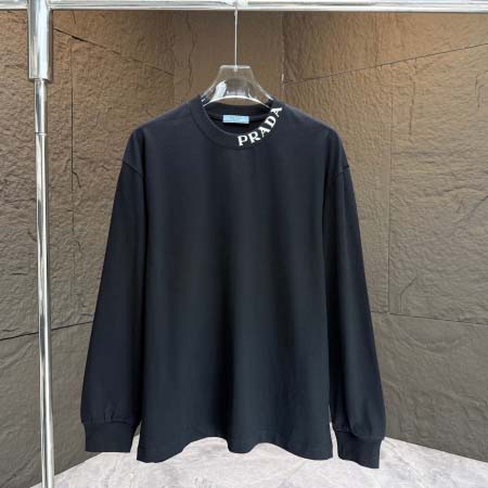 2025年10月20日秋冬入荷新作PRADA長袖Tシャツ高品...