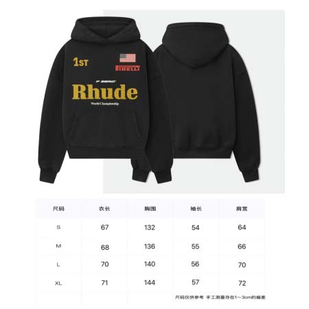 2025年10月24日秋冬入荷新作RHUDEパーカー人気商品...