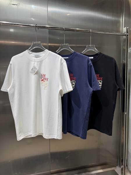 2025年10月26日入荷秋冬新作LOEWE半袖Tシャツ高級...