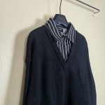 2025年10月28日秋冬新作Balenciaga偽2枚のニットシャツ高品質人気商品/LDF工場